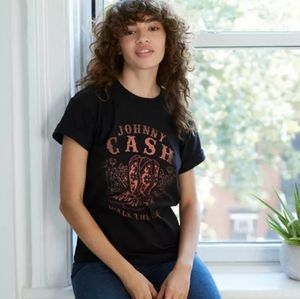 Women's Johnny Cash Short Sleeve Graphic T-Shirt